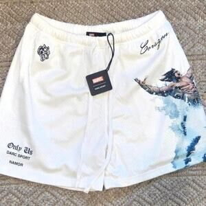 Darc Sport x Marvel Namor Mesh Shorts Size Large NWT